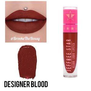 💋NIB JEFFREE STAR VELOUR LIPSTICK”Designer Blood”